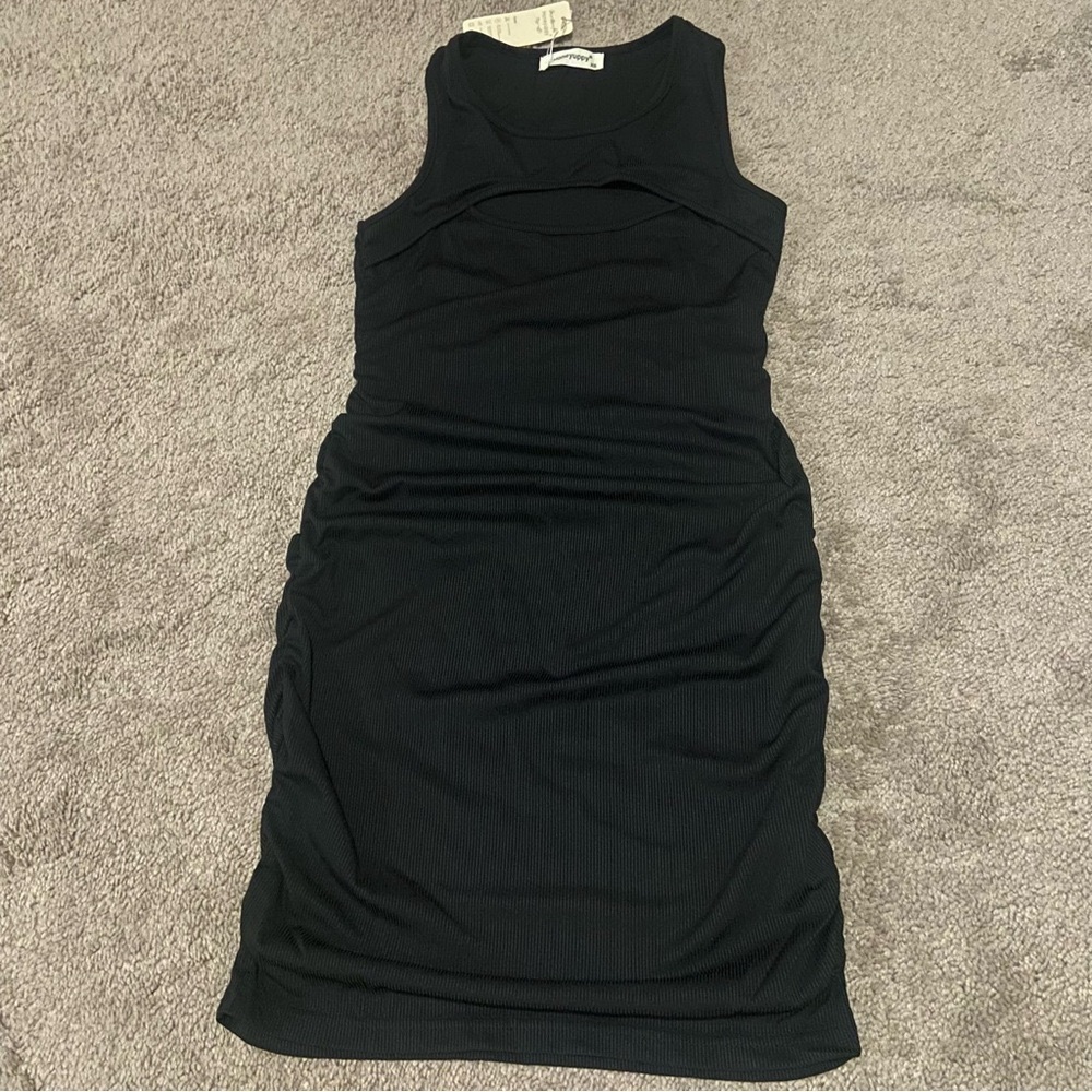 Tank Dress with Front and Back Cutout